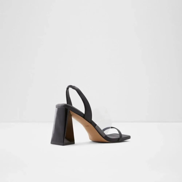 Aldo Fashion Eliss - Sandalias De Mujer Con Tacón En Bloque, Color Negro