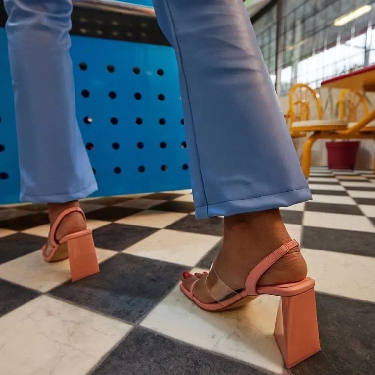 Otra Naranja Eliss Mujer Sandalia Con Tacón En Bloque Moda Aldo