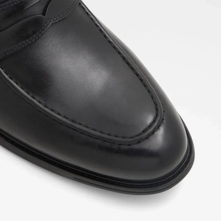 Mocasines Sin Cordones Emérito Negro Zapato De Vestir Moda Aldo