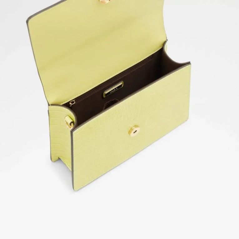 Enondario Mujer Bolso De Mano Asa Superior Moda Amarillo Claro Aldo