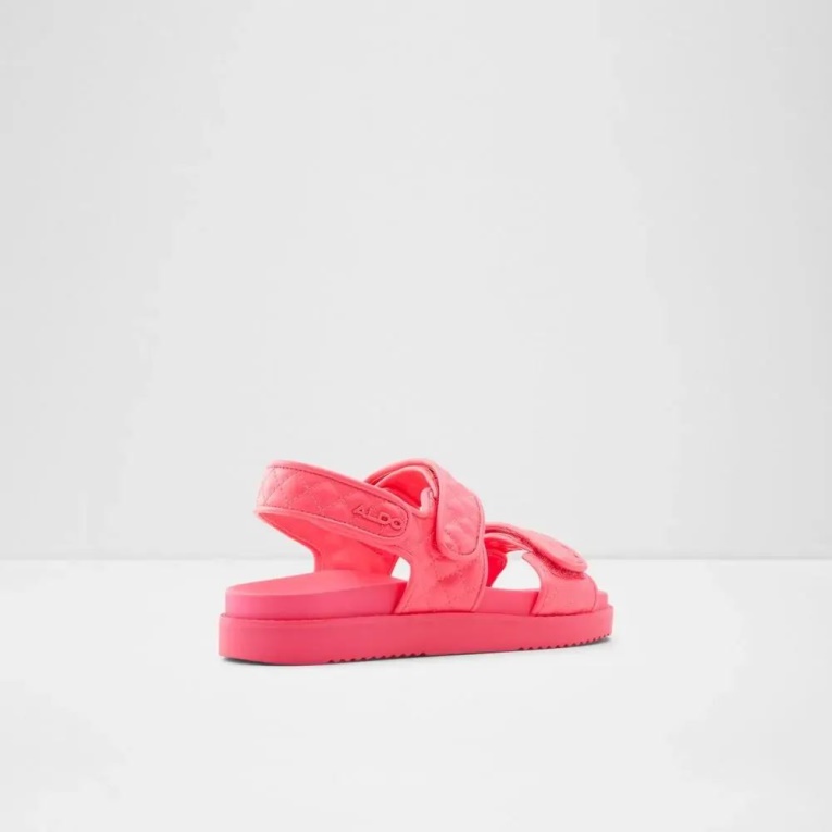 Sandalias De Mujer Con Plataforma Plana Eowiliwia Aldo Fashion Rosa Brillante