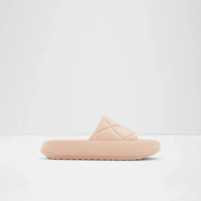 Sandalia Sin Cordones De Mujer Aldo Ereras Slide Rosa Claro Moda