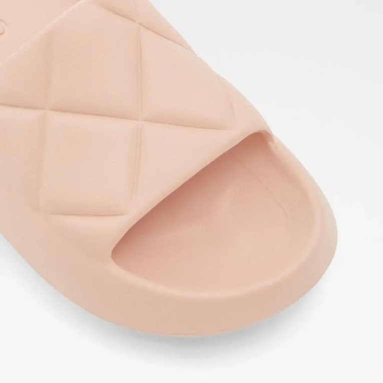 Sandalia Sin Cordones De Mujer Aldo Ereras Slide Rosa Claro Moda