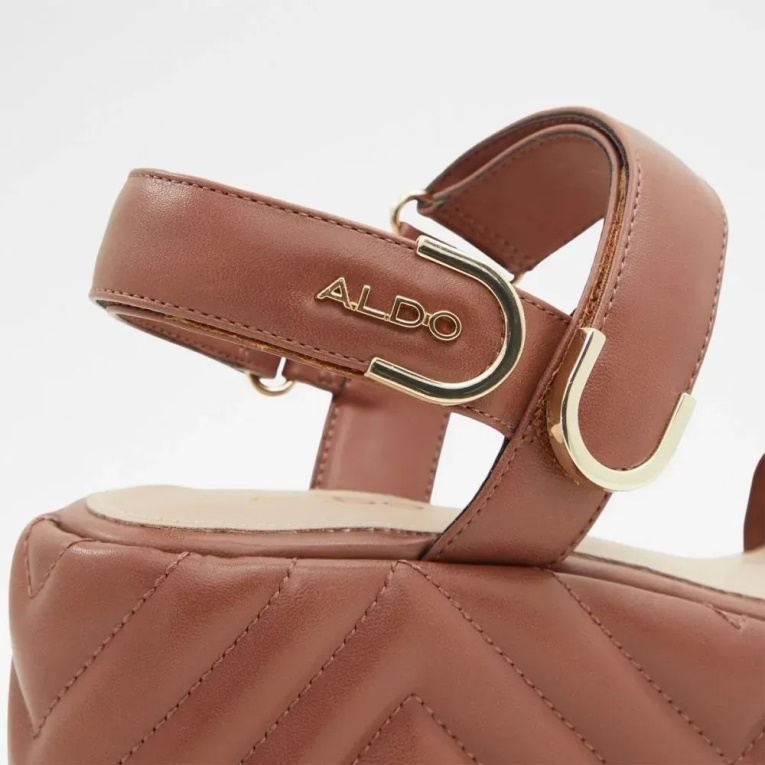 Aldo Eroellan - Sandalias De Mujer Con Cuña Plana, Color óxido