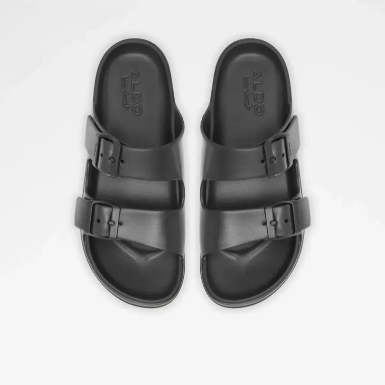 Sandalias Planas E Informales De Mujer De Eteiven Moda Negro Aldo