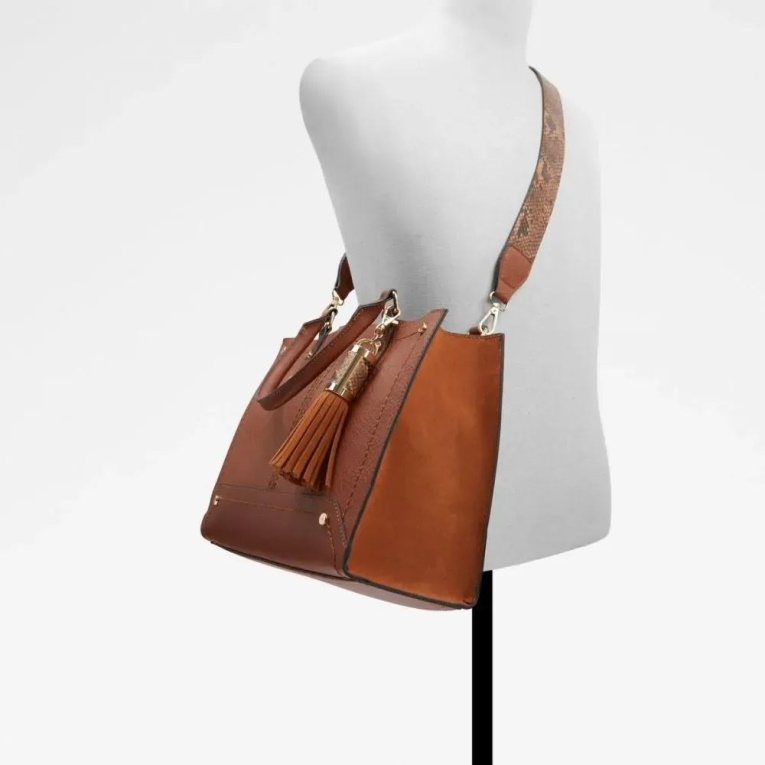 Marrón Medio Etna Bolso De Mano De Mujer Moda Aldo