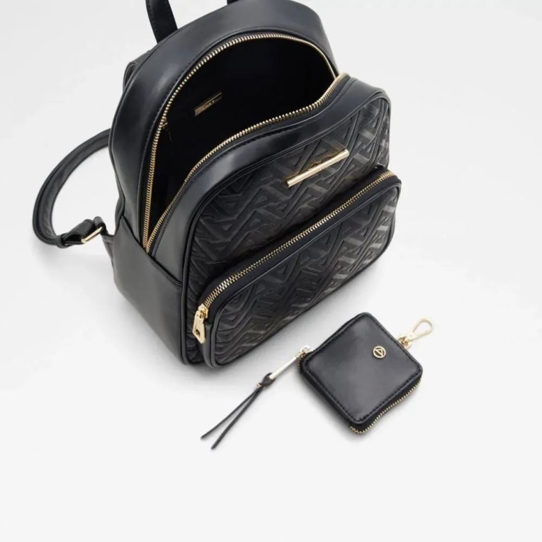 Aldo Fashion Black Faybaen Bolso De Mano De Mujer Mochila