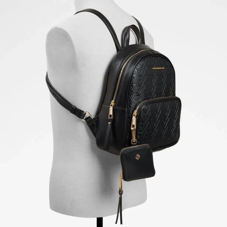 Aldo Fashion Black Faybaen Bolso De Mano De Mujer Mochila