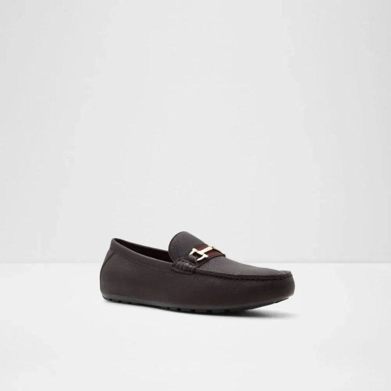 Zapato De Conducción De Hombre Aldo Fangio De Moda Marrón Oscuro