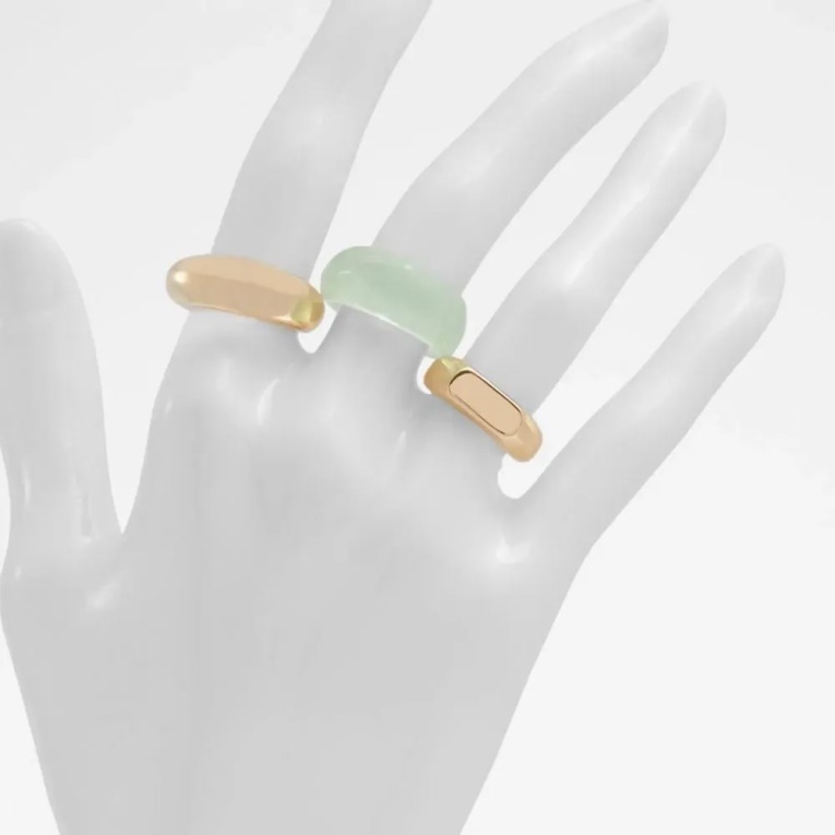 Verde Claro Farabentar Accesorios De Mujer Anillo Moda Aldo