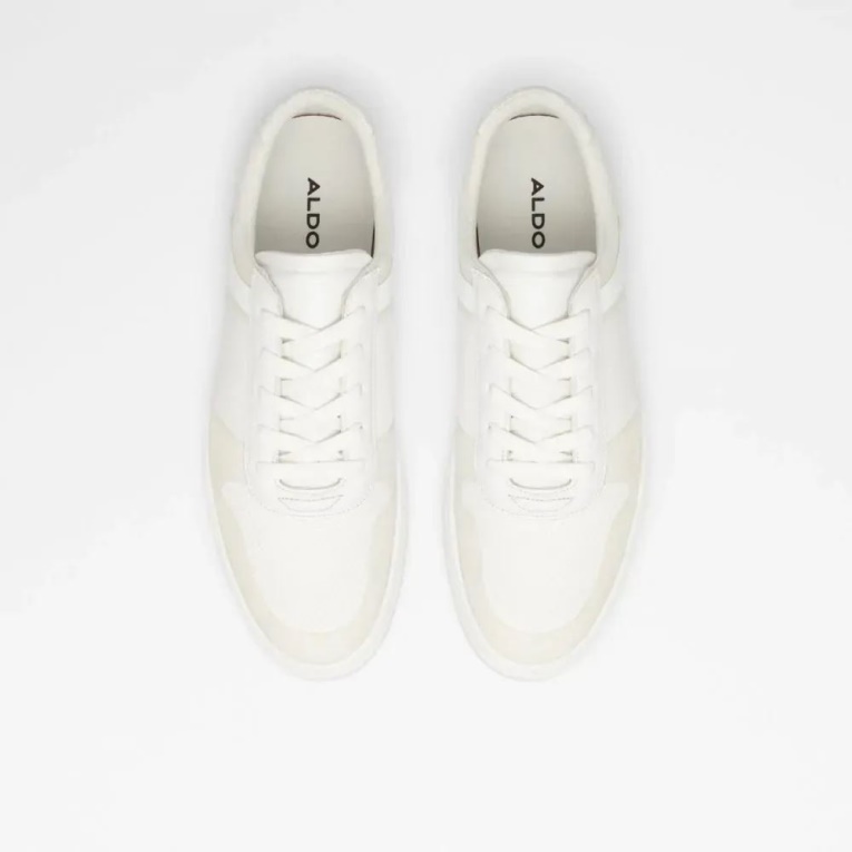 Zapatillas Bajas De Hombre Aldo White Feasen De Moda