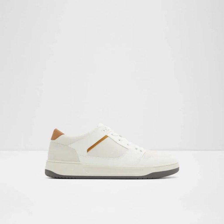 Zapatillas Bajas De Hombre Aldo Felibard Blancas De Moda
