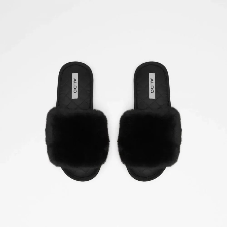 Feeri Sandalias Planas Para Mujer Moda Aldo Negro