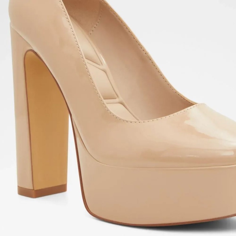 Fonda Zapato De Tacón De Mujer Con Correa En El Tobillo Moda Hueso Aldo