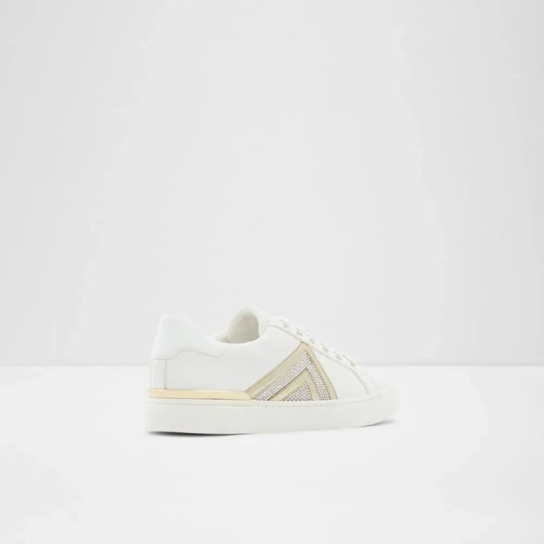 Zapatillas Con Cordones De Mujer Aldo White Fashion Fran