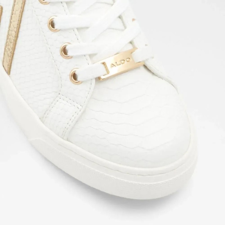 Moda Aldo Fran Mujer Low Top Sneaker Oro