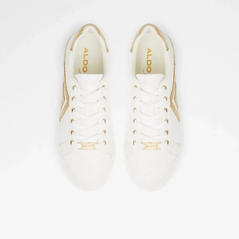 Moda Aldo Fran Mujer Low Top Sneaker Oro