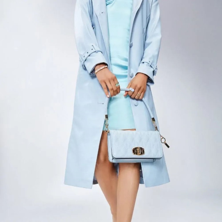 Aldo Fashion Moad Bolso De Mano De Mujer Bolso De Hombro Azul Claro