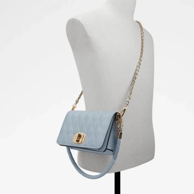 Aldo Fashion Moad Bolso De Mano De Mujer Bolso De Hombro Azul Claro