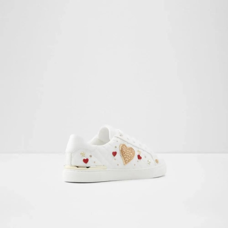Zapatillas Bajas De Mujer Aldo White Gi De Moda