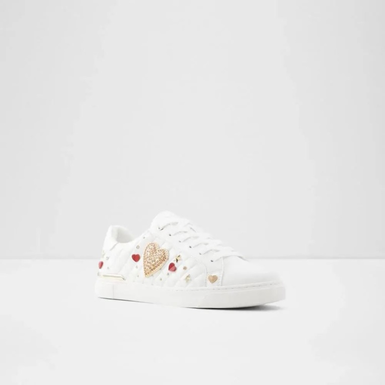 Zapatillas Bajas De Mujer Aldo White Gi De Moda