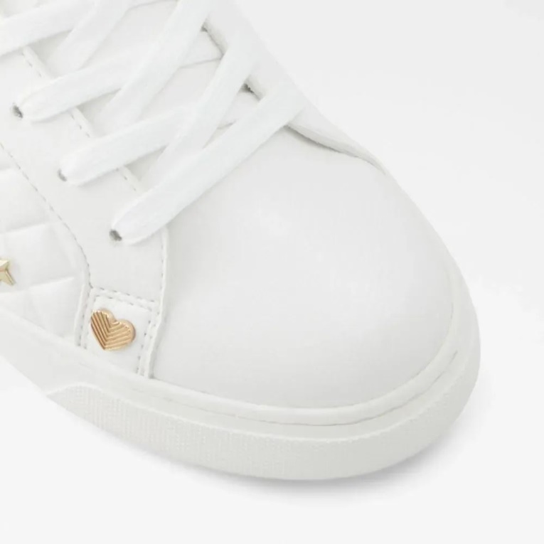 Zapatillas Bajas De Mujer Aldo White Gi De Moda