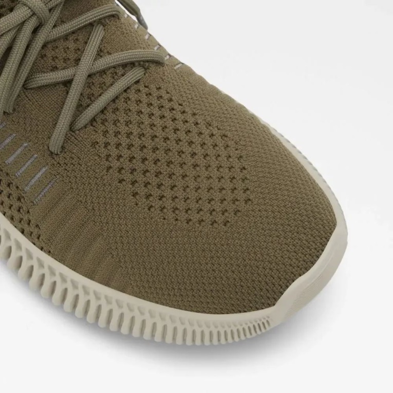 Zapatillas Bajas Sin Cordones Para Hombre Aldo Gilgai De Color Caqui