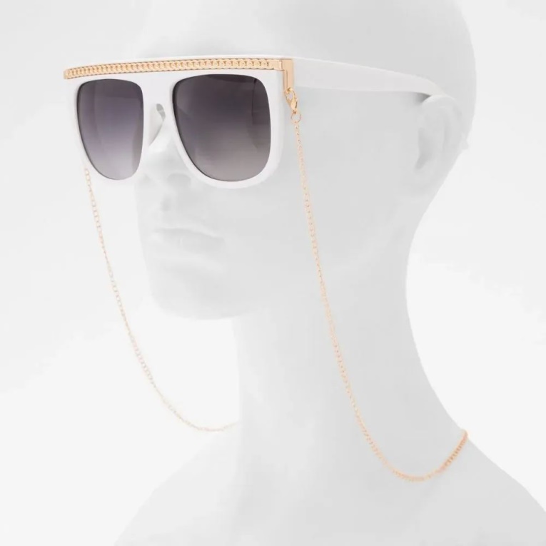 Gliradith Mujer Accesorios Gafas De Sol Moda Aldo Negro/oro Multi