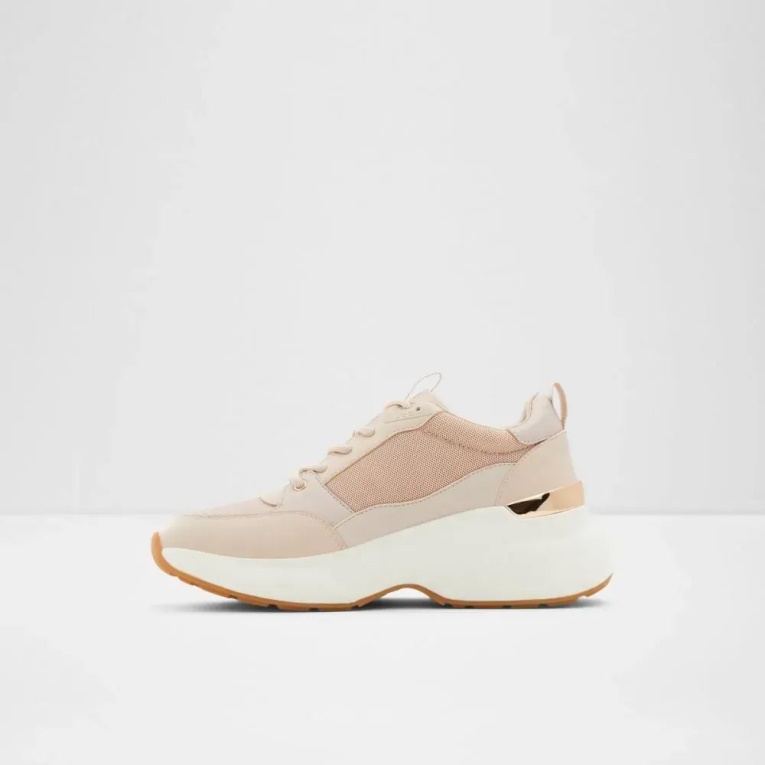 Goodvibes Mujer Cuña Zapatillas Moda Aldo Rosa Claro