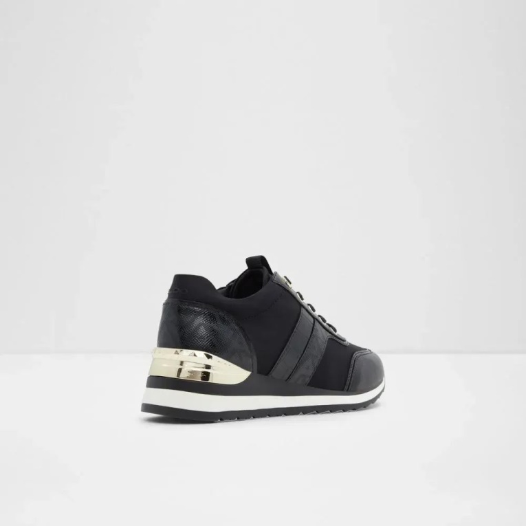 Zapatilla De Deporte Con Suela Tipo Jogger De Mujer Greenspan En Negro De Aldo Fashion