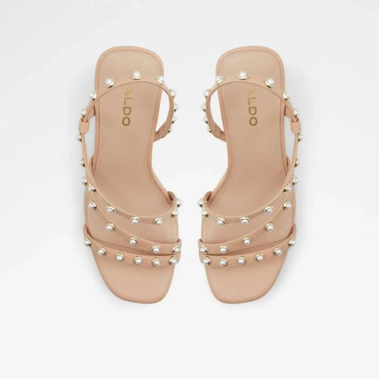 Aldo Fashion Bone Grandede Mujer Sling Back Cuña Sandalia Moda Aldo