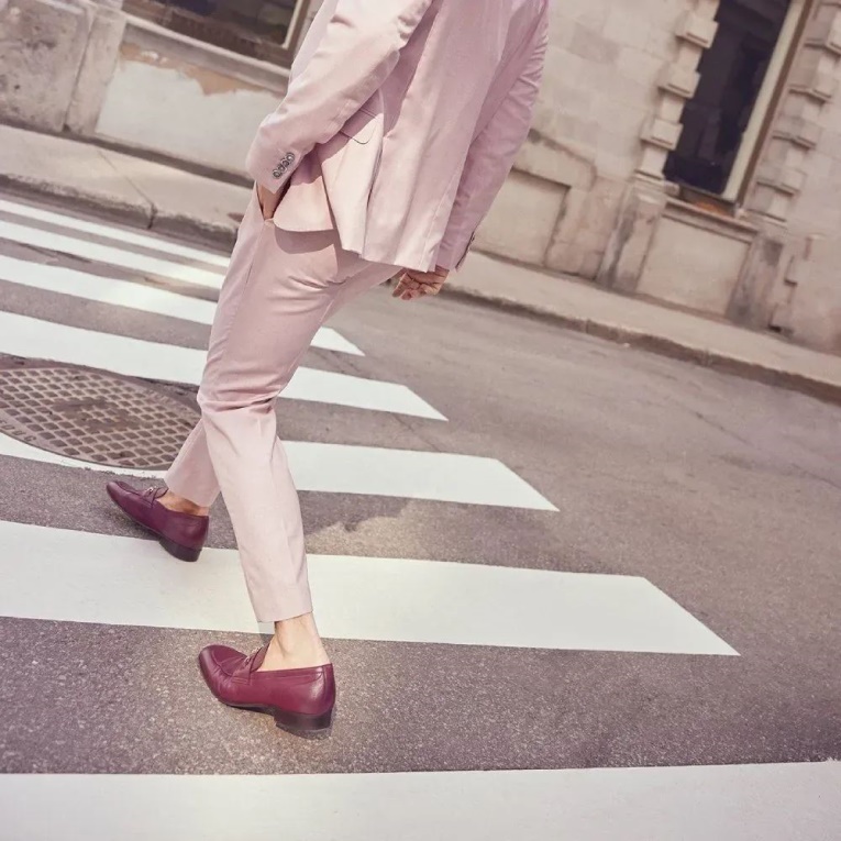 Bordo Harrow Hombre Slip On Mocasín Zapato De Vestir Aldo Moda