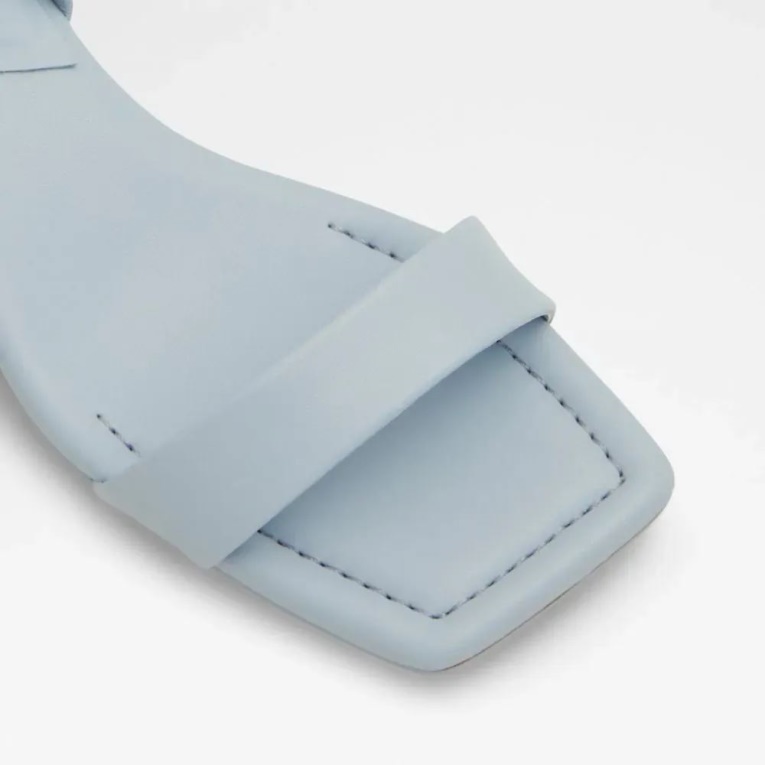 Sandalias De Tacón Con Tira Trasera De Mujer Aldo Fashion Halenia Azul Claro