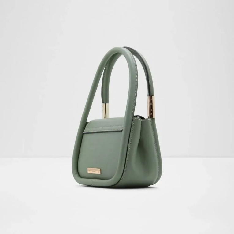 Bolso De Mano De Mujer Aldo Fashion Heradien Verde Claro Con Asa Superior