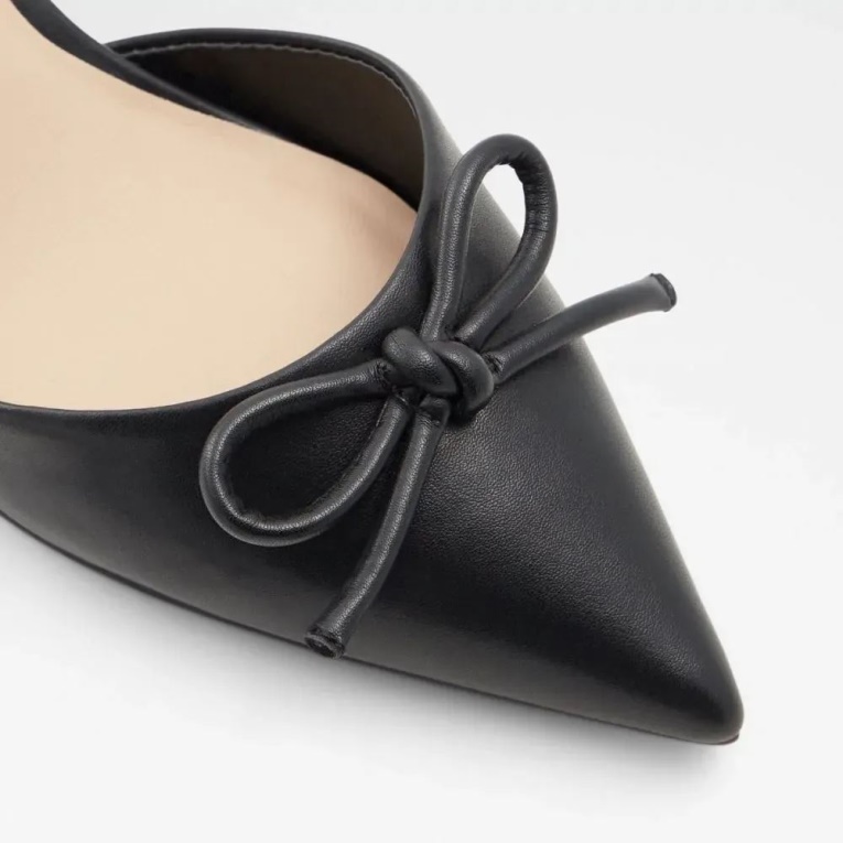 Moda Negro Aldo Javaleria Zapatos Sin Cordones De Mujer Con Tacón Mini