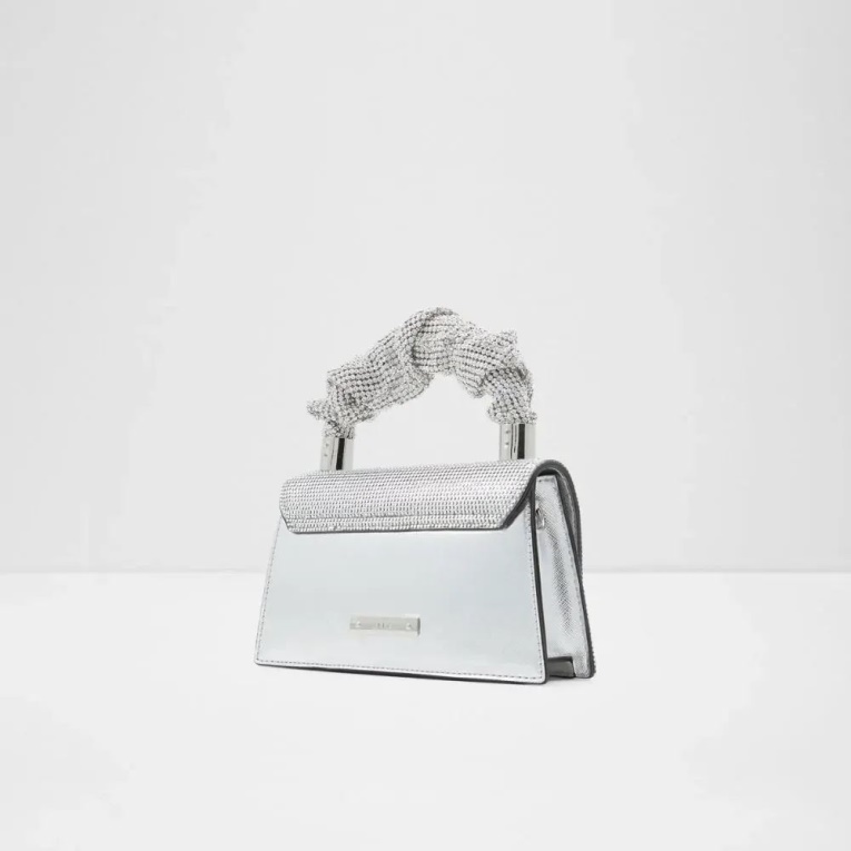 Plata Javamandra Bolso De Mujer Asa Superior Aldo Moda