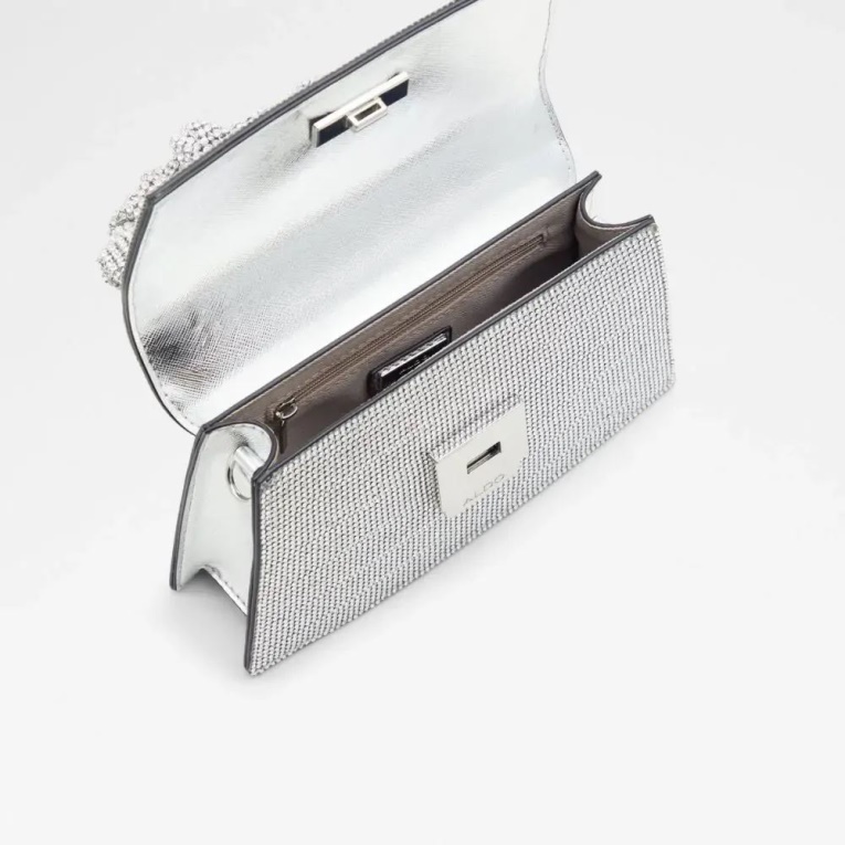 Plata Javamandra Bolso De Mujer Asa Superior Aldo Moda