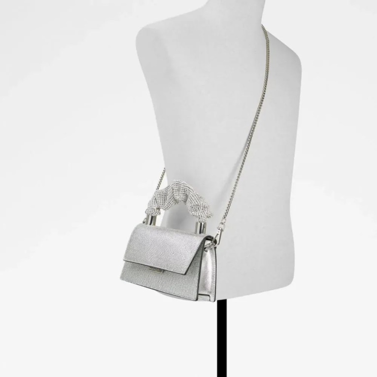 Plata Javamandra Bolso De Mujer Asa Superior Aldo Moda