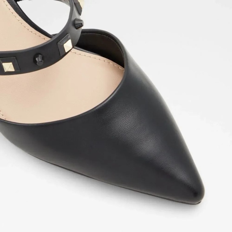 Moda Aldo Jennenaldar Mujer Sling Back Block Heel Negro