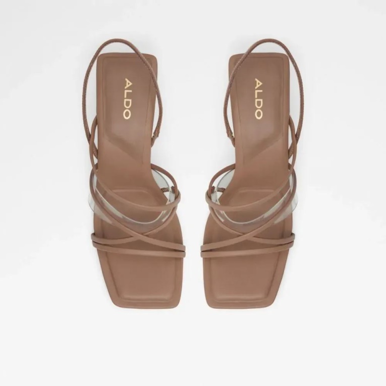 Otro Gris Jennifer Mujer Sling Back Tacón Sandalia Moda Aldo