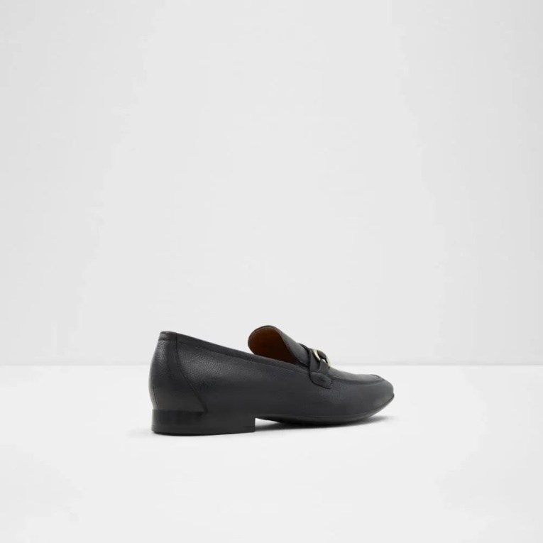 Negro Mocasines Sin Cordones Con Punta De Almendra Jijaws De Aldo Fashion Para Hombre