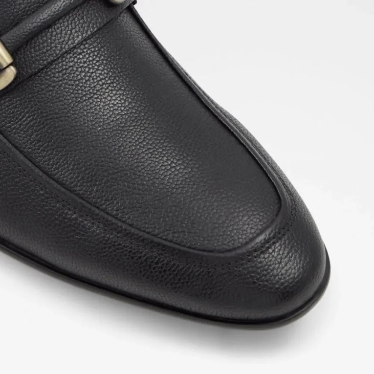 Negro Mocasines Sin Cordones Con Punta De Almendra Jijaws De Aldo Fashion Para Hombre