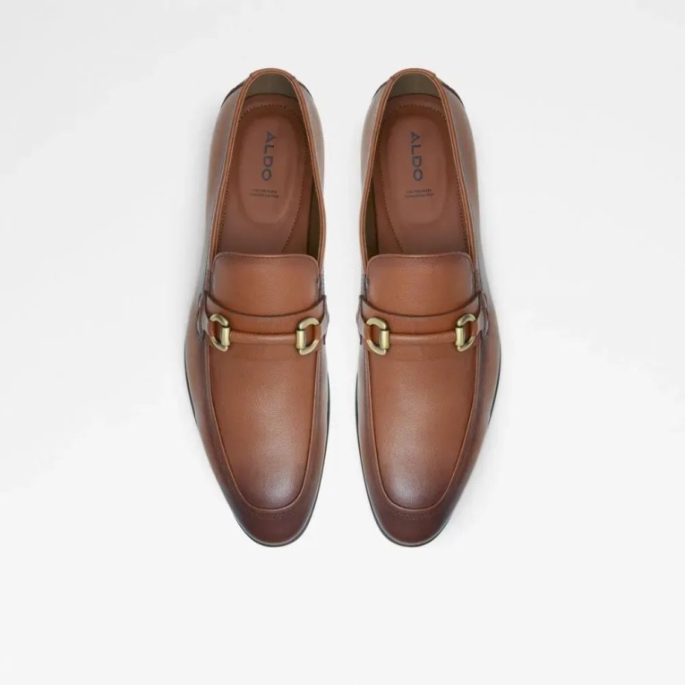 Mocasines Con Punta De Almendra Sin Cordones Jijaws Marrón Claro De Moda Para Hombre Aldo