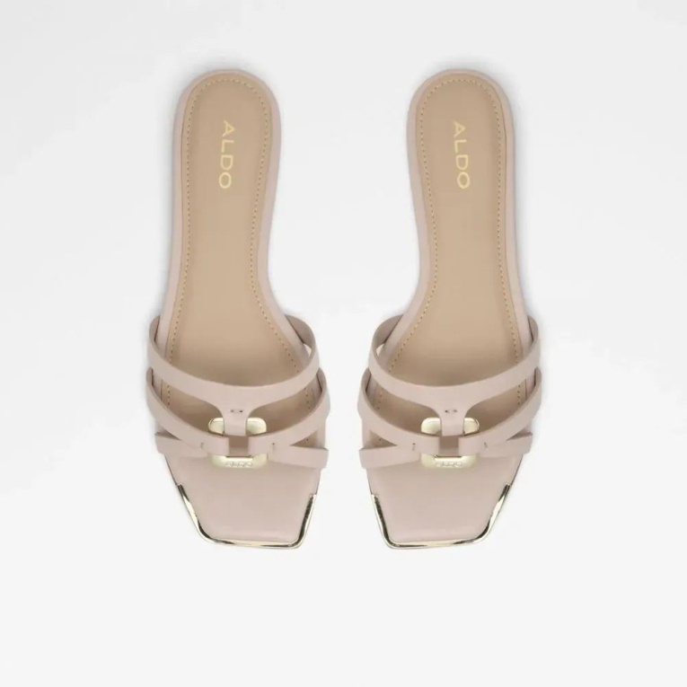 Sandalias Planas De Mujer Aldo Kedauwen De Moda Rosa Claro