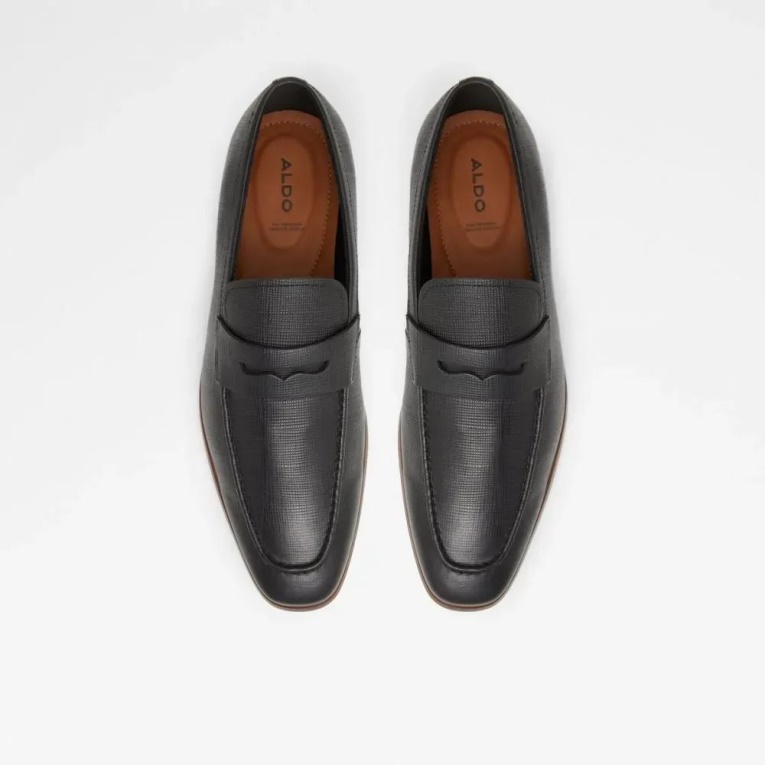 Mocasines Negros Kooperflex De Aldo Para Hombre