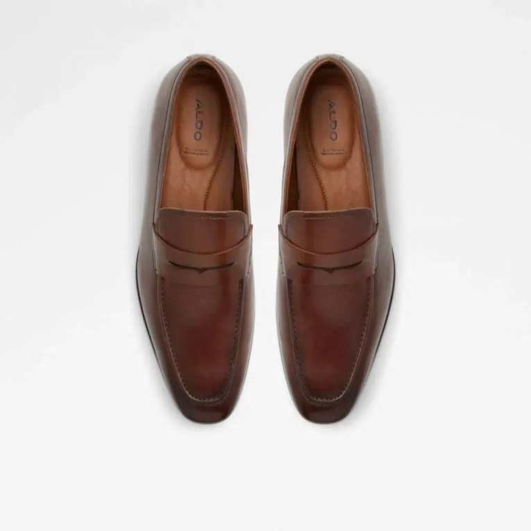 Mocasín Sin Cordones Para Hombre Kooperflex Zapato De Vestir Moda Aldo Coñac