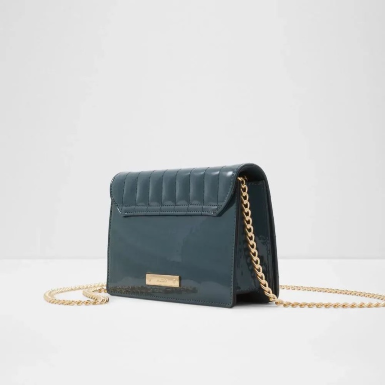 Aldo Kulkyne Bolso De Mano De Mujer Bandolera Verde Azulado Moda