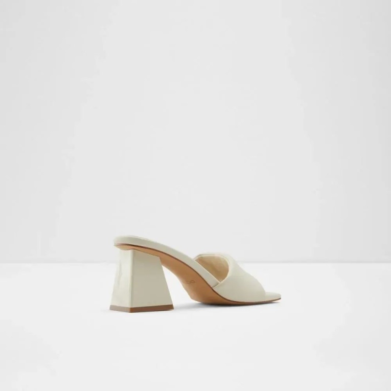 Sandalia De Tacón Sin Cordones De Mujer Aldo Kylah De Fashion Other White
