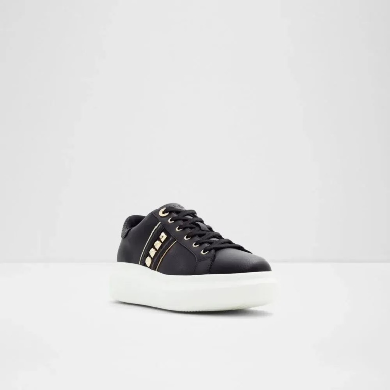 Zapatillas Bajas De Mujer Aldo Black Fashion Larou
