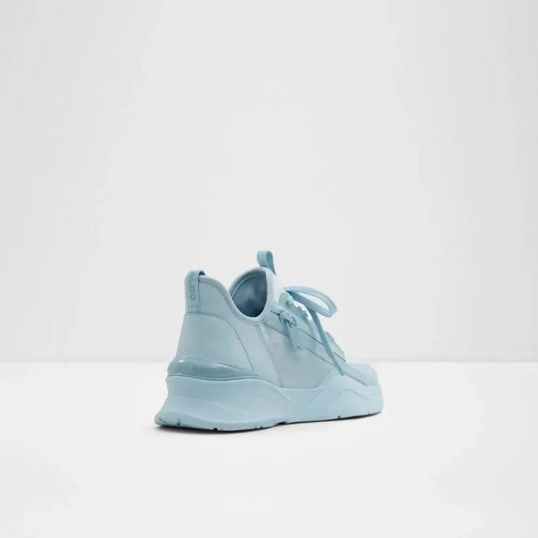 Sneaker Con Cordones De Mujer Aldo Labedar Azul Claro Moda
